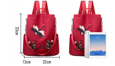 Mochila Oxford con Bordados Artesanales - Image 11