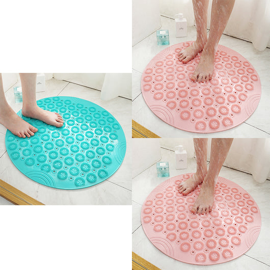 Tapete Antideslizante Redondo para Ducha con Masaje y Drenaje - Image 14