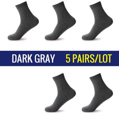 Pack 5 Pares de Calcetines Ejecutivos para Hombre en Algodón Premium - Negros y Blancos - Image 3