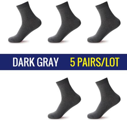 Pack 5 Pares de Calcetines Ejecutivos para Hombre en Algodón Premium - Negros y Blancos - Image 3