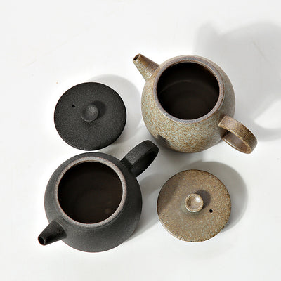 Tetera de Cerámica Artesanal Negra - Té Tradicional - Image 3