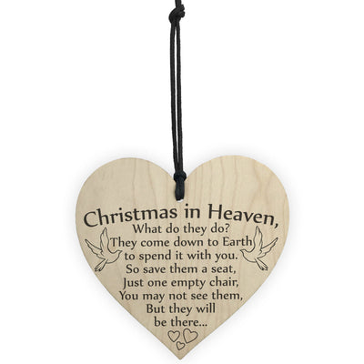 Adorno Navideño de Madera en Forma de Corazón - Decoración Colgante para Árbol - Image 3