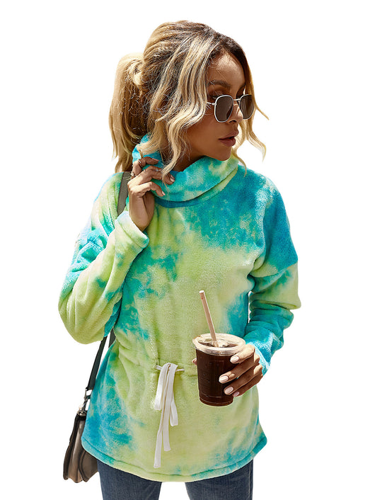 Suéter Cuello Alto Tie-Dye para Otoño e Invierno - Image 2