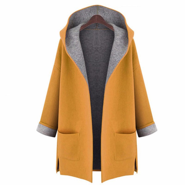 Cardigan con Capucha