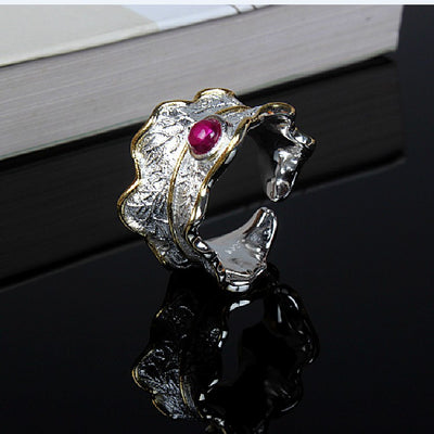 Anillo de Gema Hoja Exuberante - Image 17