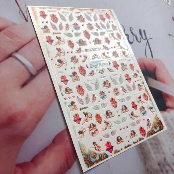 Calcomanías de Uñas Ángel