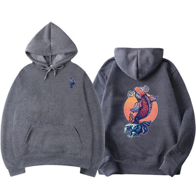 Sudadera con Estampado de Carpa - Image 2