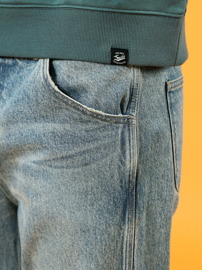 Jeans Cropped Lavados para Hombre - Image 4