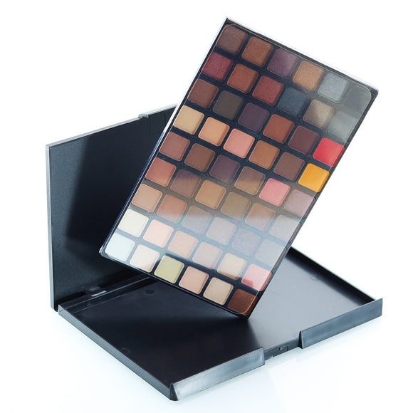 Paleta de 54 Sombras Profesional - Acabados Mate y Shimmer para Maquillaje Natural