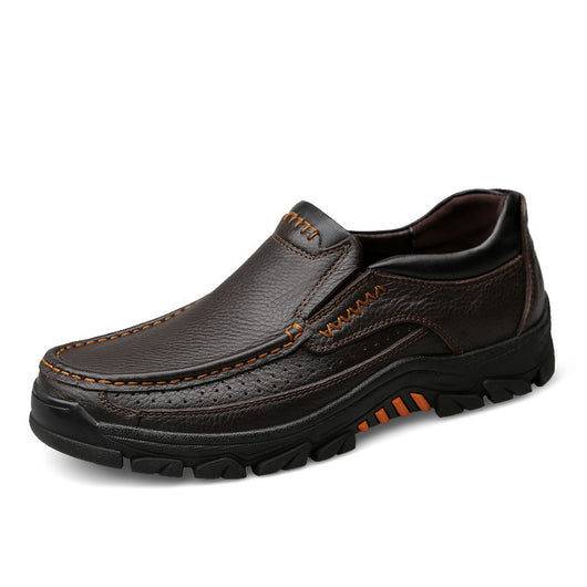 Zapatos Cómodos de Cuero para Hombre Maduro - Image 4
