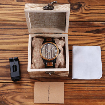 Reloj de Cuarzo para Hombre con Sándalo Negro - Image 11