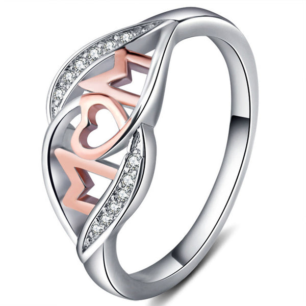 Anillo de Letras para Mamá - Regalo Personalizado