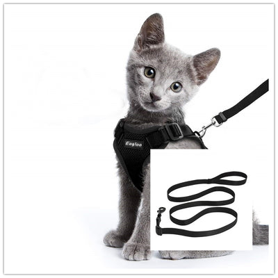 Arnés de Chaleco para Gato a Prueba de Escape con Adaptador de Cinturón de Seguridad - Image 5