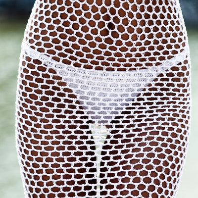 Bikini de Malla Calada con Detalles Recortados - Image 5