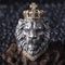 Vintage lion ring Plateado