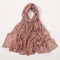Pañuelo Ligero de Gasa Estampado Floral para Primavera y Verano