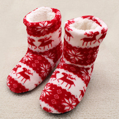Botas de Interior Terciopelo Coral con Estampado - Image 3