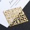 DIY crystal drop glue ashtray metal flower border antique ornament filler mobile phone shell patch Square