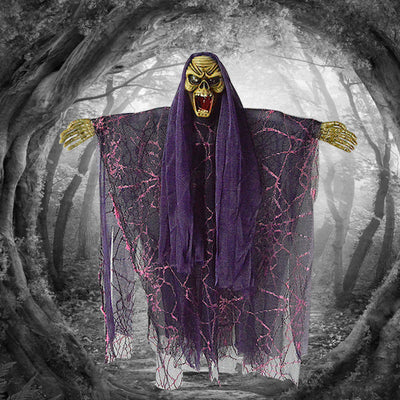Colgante Bruja Halloween con Casa Embrujada - Image 8