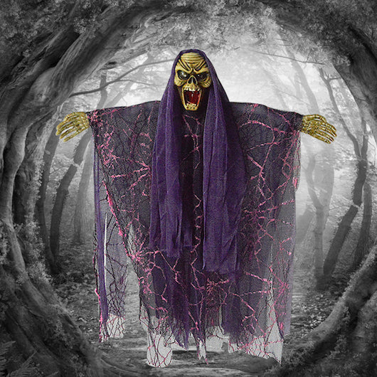 Colgante Bruja Halloween con Casa Embrujada - Image 8