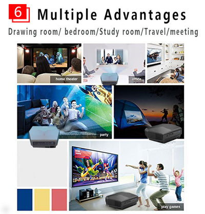 Proyector Portátil WiFi 1080P HD con Conexión por Voz para Móvil - Image 7
