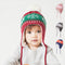 Gorro Infantil Jacquard Venado con Forro de Terciopelo - Gorro de Lana Tejida Cálida