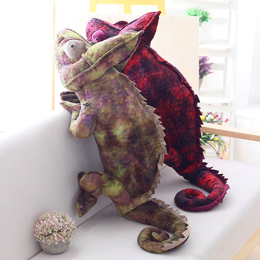 Peluche Camaleón Realista - Juguete Suave de Reptil para Niños - Image 2