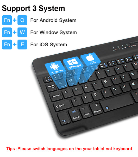 Teclado Inalámbrico Bluetooth Compacto - Image 6
