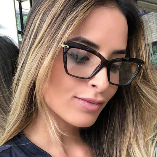 Gafas Felinas Anti Luz Azul con Diseño Facetado