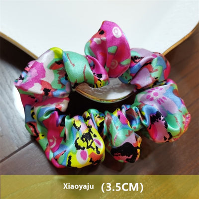 Argolla para Cabello de Seda Crepé Satinado Hecha a Mano - Image 47