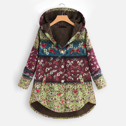 Sudadera con Capucha de Lino y Algodón Cálida - Image 15