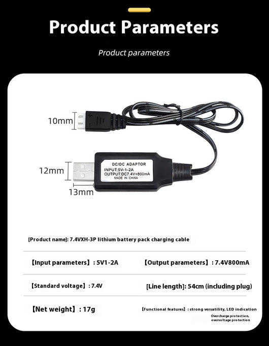 Cargador de Batería Litio 800mA con Protección Contra Sobrecarga e Indicador LED - Image 6