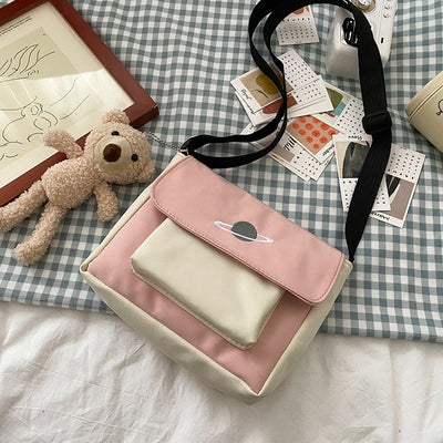 Bolsa de Lona Mini para Estudiante - Bandolera Casual Elegante - Image 25