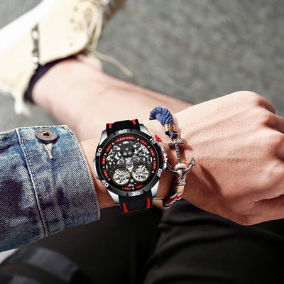 Reloj Mecánico Esqueleto con Doble Tourbillon - Image 8
