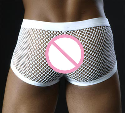 Bóxers Transparentes para Hombre - Diseño Sensual de Malla - Image 2