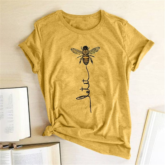 Camiseta Estampada Cúrcuma Manga Corta para Mujer - Verano - Image 4