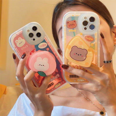 Funda Protectora Conejo de Dibujos Animados para Teléfono - Cobertura Total - Image 21