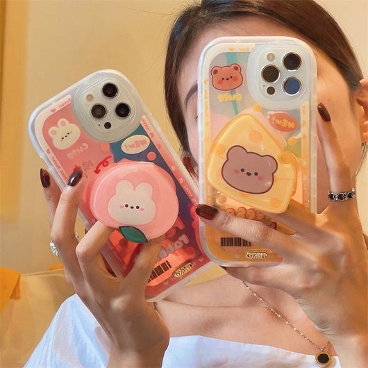 Funda Protectora Conejo de Dibujos Animados para Teléfono - Cobertura Total - Image 21