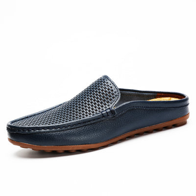 Mocasines de Cuero para Hombre - Zapatos sin Tacón Cómodos para Verano - Image 3