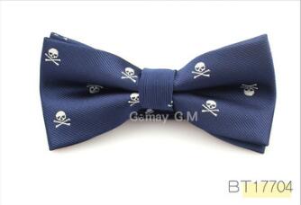 Corbata Calavera de Poliéster para Fiesta de Halloween - Image 8