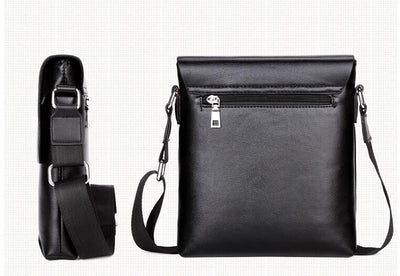 Bolsa Mensajera de Cuero Genuino para Hombre - Image 6