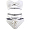 Bikini de Tres Puntos con Corte Sexy en Color Liso