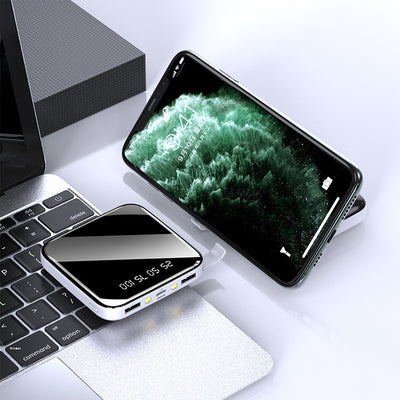 Batería Portátil Mini Espejo 20000 mAh - Carga Rápida y Diseño Compacto - Image 24
