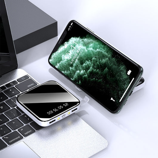 Batería Portátil Mini Espejo 20000 mAh - Carga Rápida y Diseño Compacto - Image 24