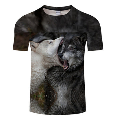Playera de Cuello Redondo Manga Corta con Impresión Digital 3D - Image 9