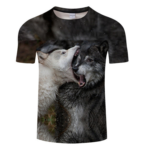 Playera de Cuello Redondo Manga Corta con Impresión Digital 3D - Image 9
