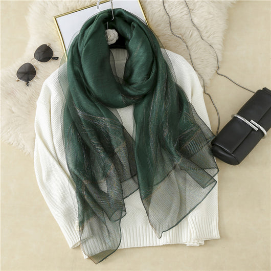 Pañuelo de Seda Elegante para Mujer - Estilo Casual Versátil - Image 2