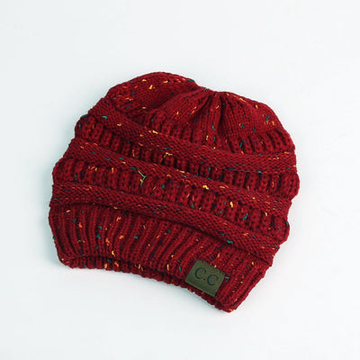 Gorro de Lana con Coleta Tejido - Abrigo Exterior Europeo - Image 7