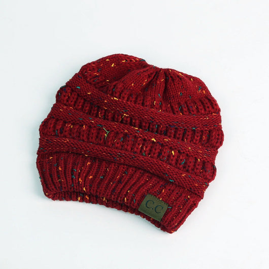 Gorro de Lana con Coleta Tejido - Abrigo Exterior Europeo - Image 7