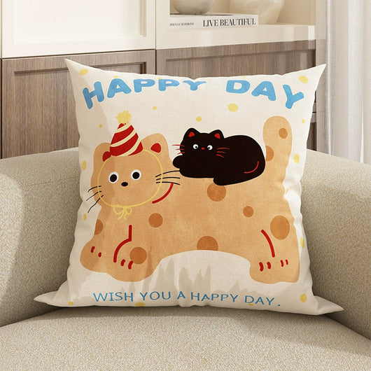 Funda de Almohada Decorativa Perrito Adorable 45x45cm para Sofá y Hogar - Image 3